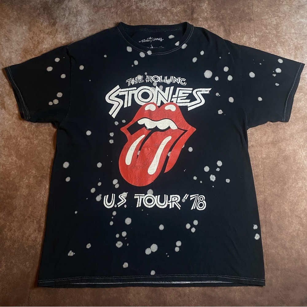the Rolling Stones Black Graphic T-Shirt
